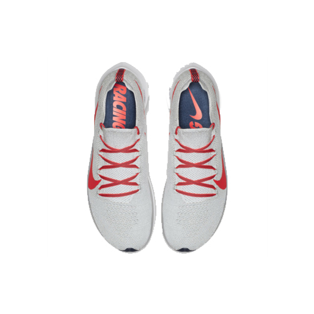 Nike Zoom Fly 1 Flyknit Pure Platinum Bright Crimson