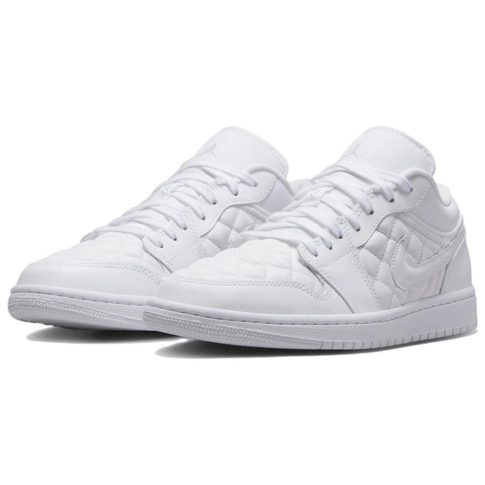 Jordan Air Jordan 1 low quilted "triple white"