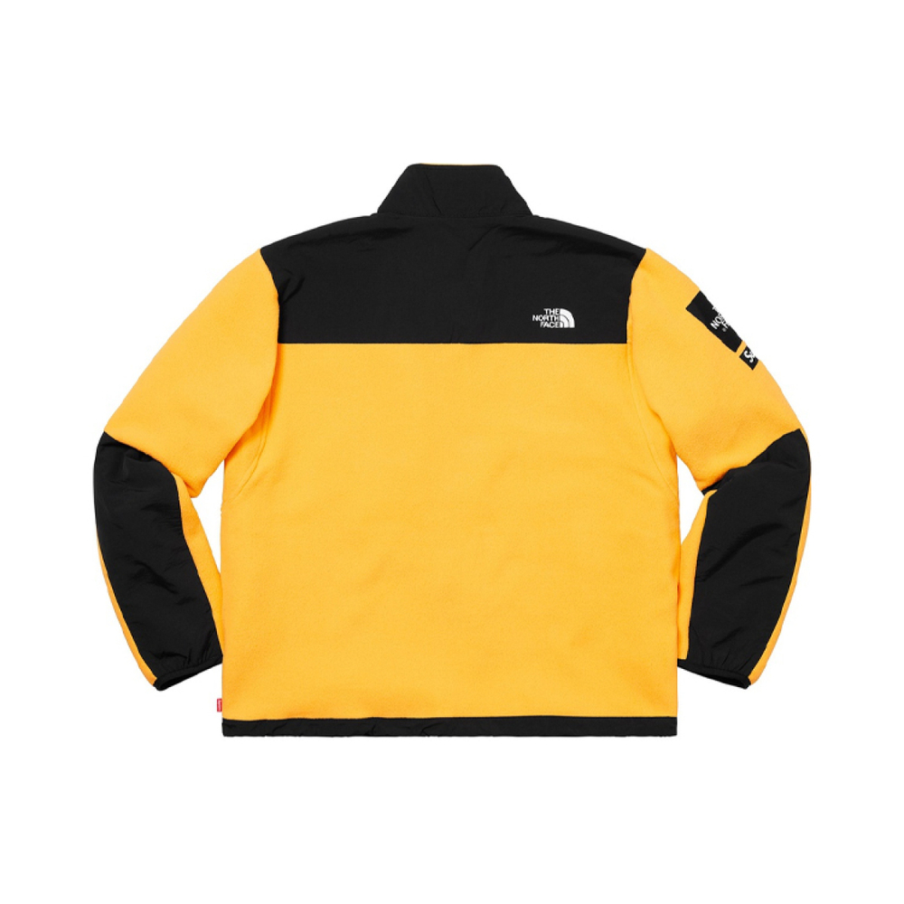 Supreme SS19 x The North Face Arc Logo Denali Fleece Jacket Yellow