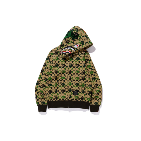 A BATHING APE x COACH Shark Full Zip Hoodie