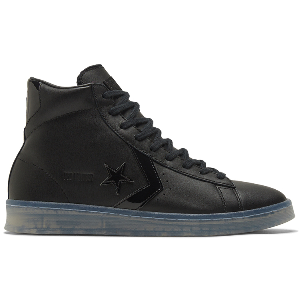 Converse Cons Pro Leather High"Black Ice Black Clear"