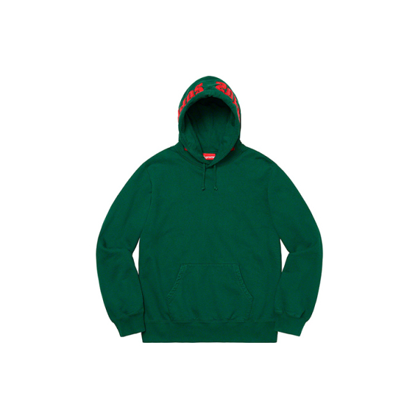 Supreme FW19 Week 14 Mirrored Logo Hooded Sweatshirt