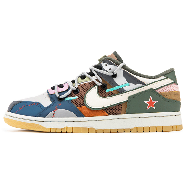 【 】 Nike Dunk Low Scrap Archeo Brown What The