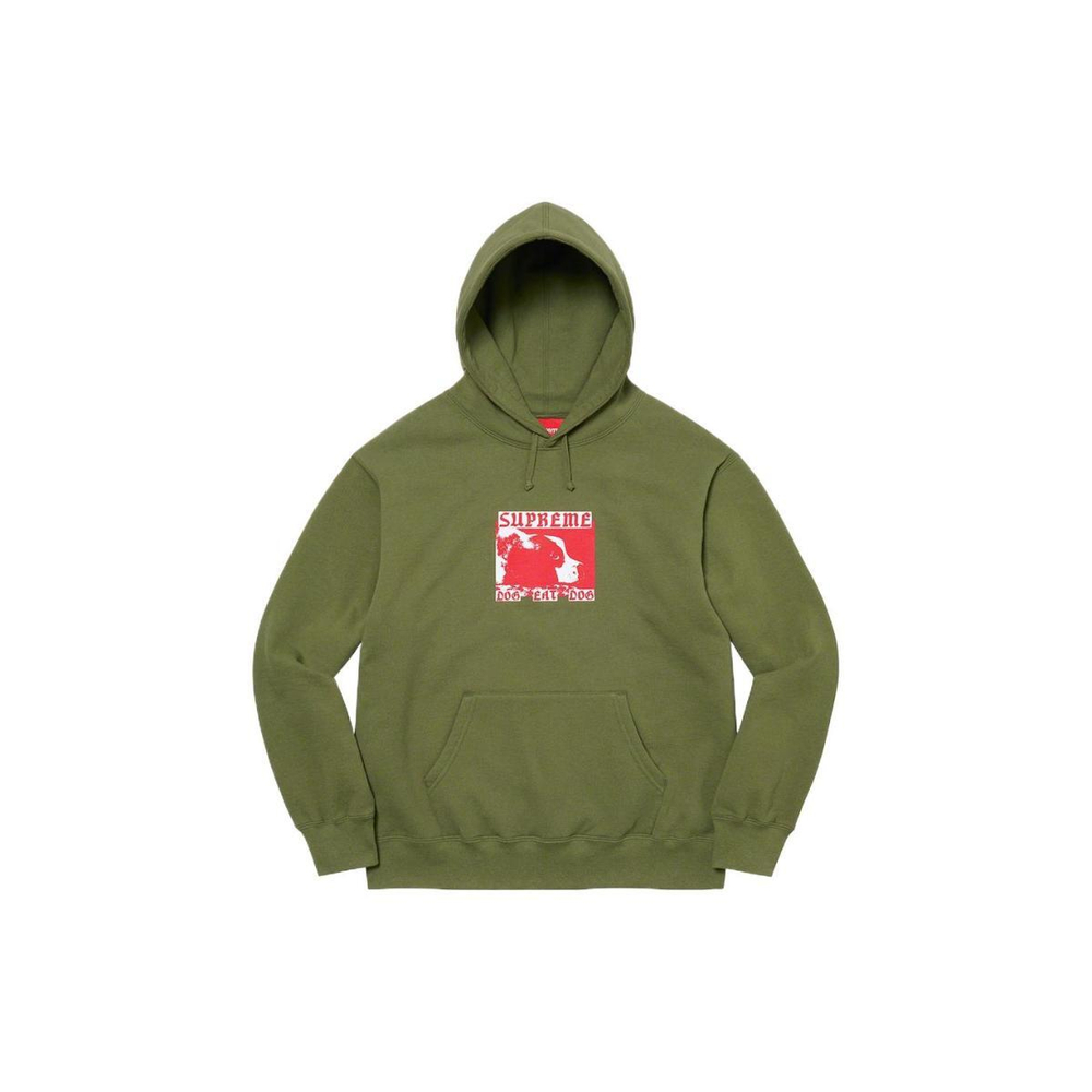 Supreme SS22 Week 5 Dog Eat Dog Hooded Sweatshirt
