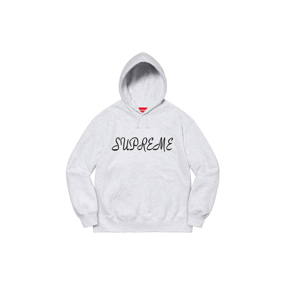 Supreme SS23 SS23 Week 1 SCRIPT HOODED SWEATSHIRT Logo