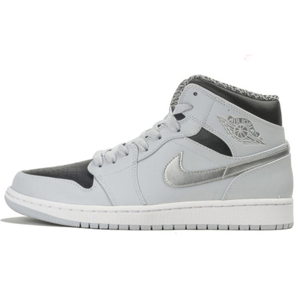 Jordan Air Jordan 1 Mid Pure Platinum Metallic Silver