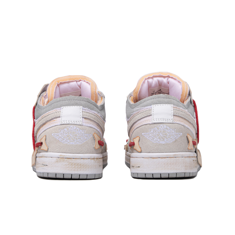 【 】 Jordan Air Jordan 1 Mid SE Craft(GS) "White and Phantom" GS