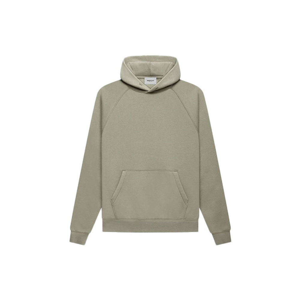 Fear of God Essentials Pullover Hoodie Pistachio FW21 Logo