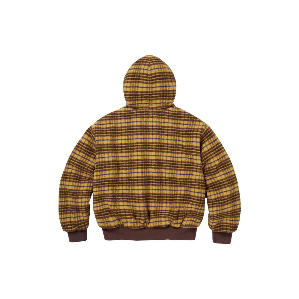 Supreme FW23 WEEK3 PLAID WOOL HOODED WORK JACKET