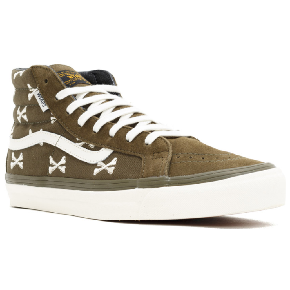 Vans SK8 WTAPS Olive Crossbones