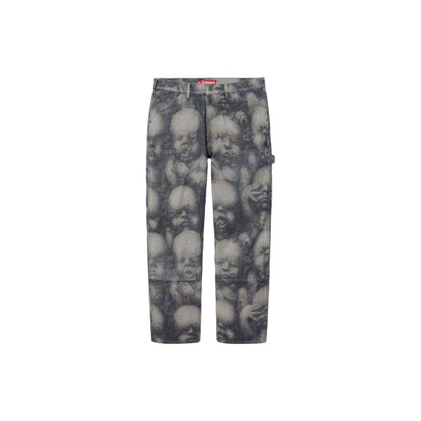 Supreme x H.R. GIGER FW23 WEEK8 DOUBLE KNEE JEAN