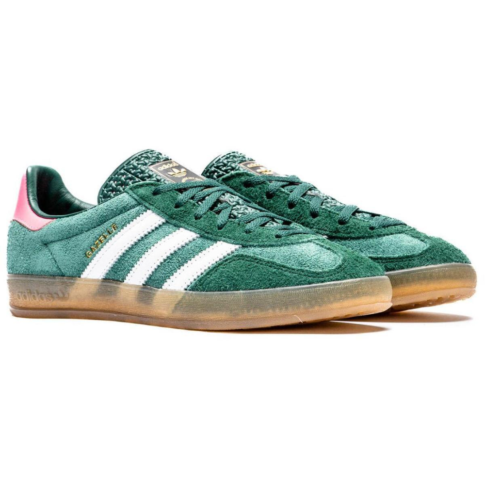 Adidas originals Gazelle Indoor leather-trimmed suede