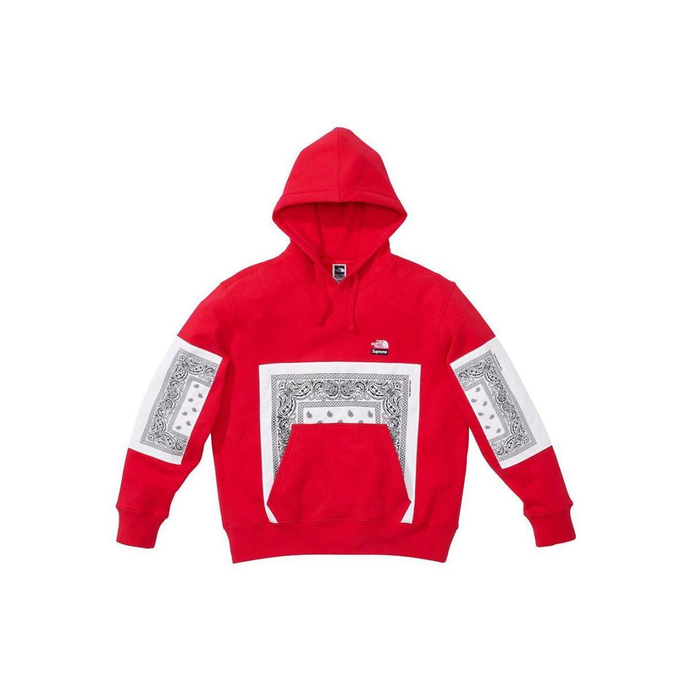 Supreme SS22 Week 16 x The North Face TNF Bandana Hooded Sweatshirt
