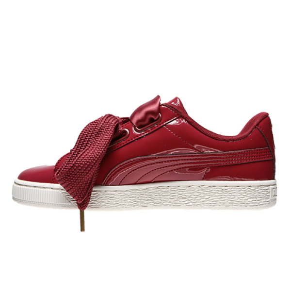 PUMA Basket Heart Patent Tibetan Red