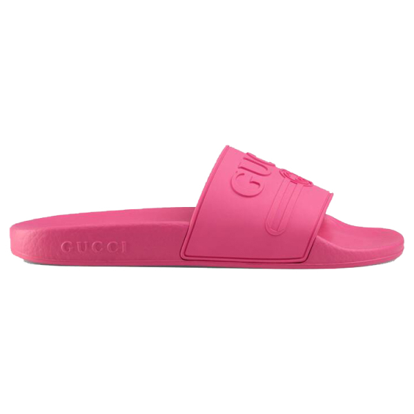 GUCCI Rubber Slide Logo