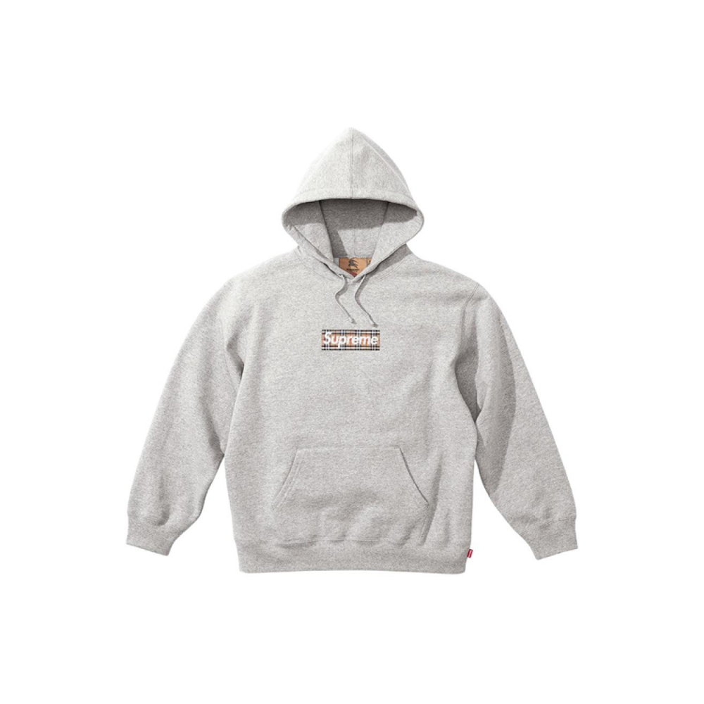 Supreme SS22 Week 3 x Burberry Box Logo Hooded Sweatshirt