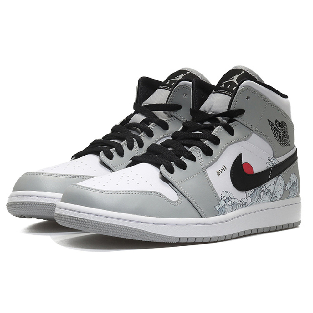 【 】 Jordan Air Jordan 1 Mid Light Smoke Grey