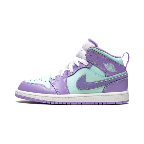 BP Air Jordan 1 Mid "Purple Glacier Blue"