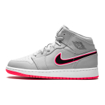 Jordan Air Jordan 1 Mid Wolf Grey Racer Pink Black