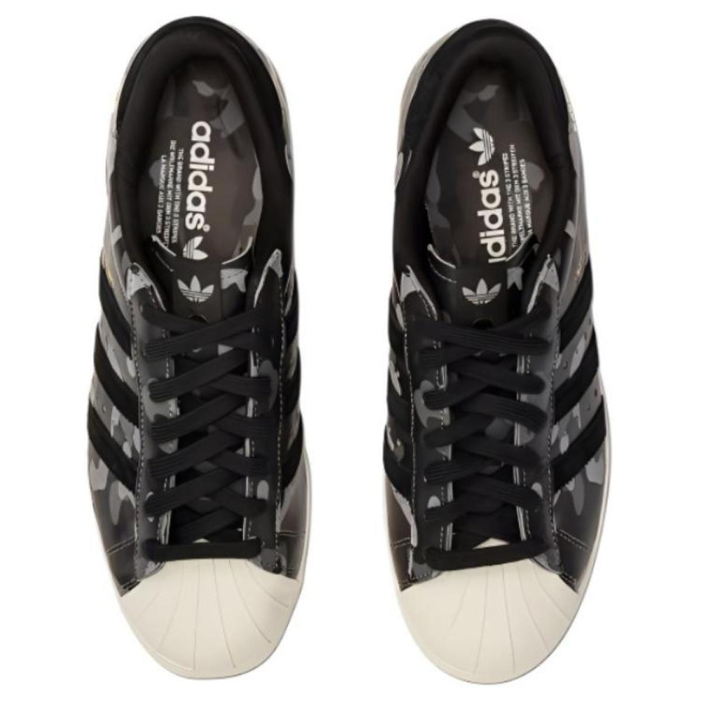 UNDEFEATED x A BATHING APE x adidas originals Superstar 80s Black Camo