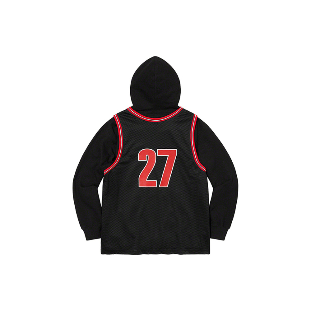 Supreme SS21 Week 6 Basketball Jersey Hooded Sweatshirt
