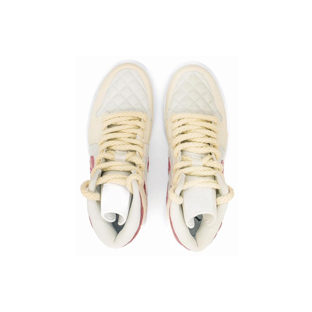 【 】 Jordan Air Jordan 1 Mid "Quilted White"