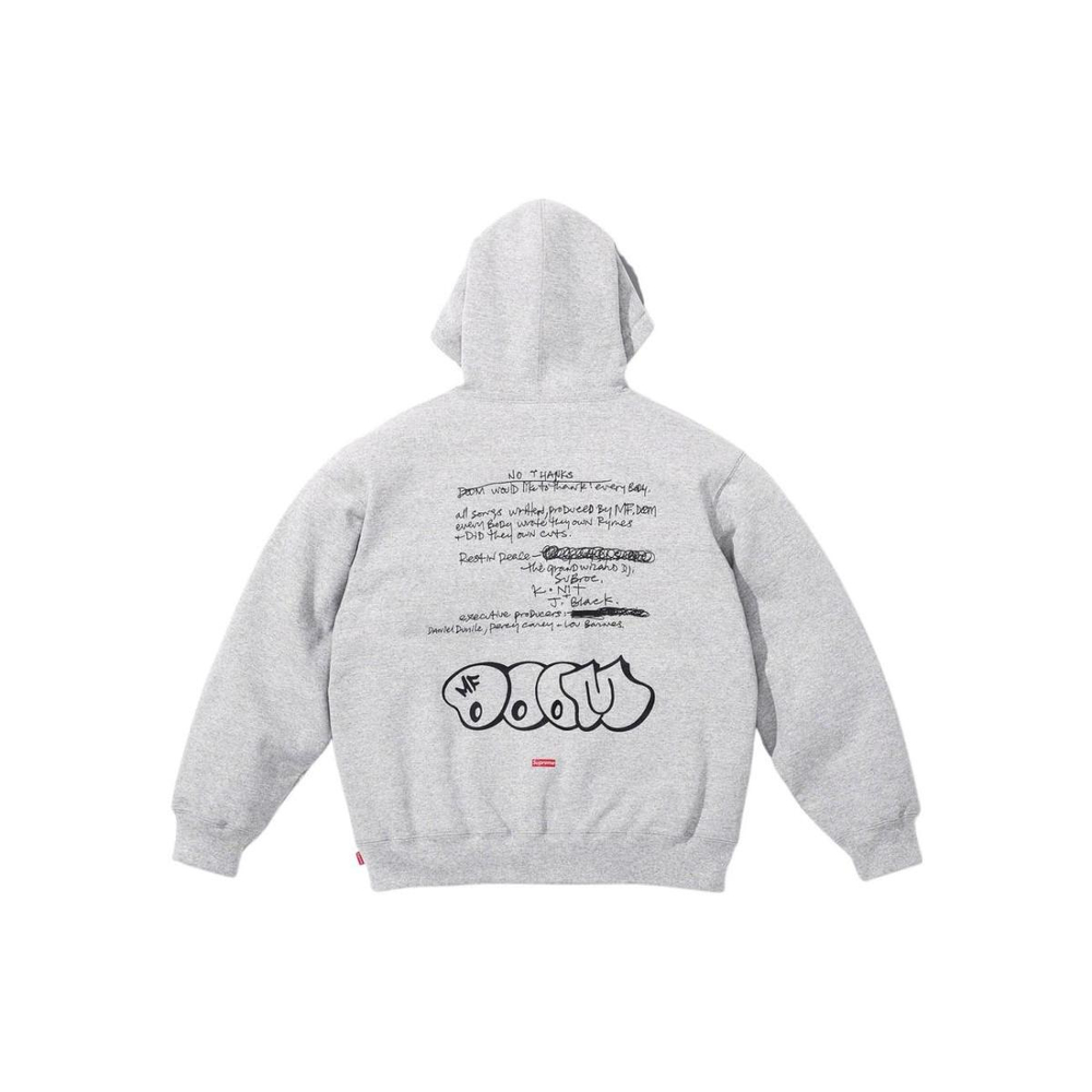 Supreme x MF DOOM FW23 WEEK3 MF DOOM HOODED SWEATSHIRT