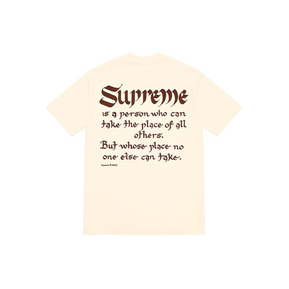 Supreme SS22 Week 8 Person Tee T