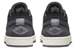 Jordan Air Jordan 1 low se craft "inside out" trendy material stitching wear-resistant low help retro basketball shoes Men's black ash