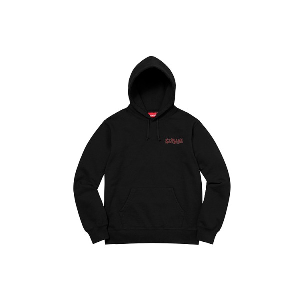 Supreme FW18 Portrait Hooded Sweatshirt Black