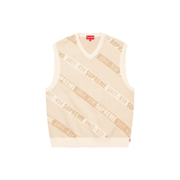 Supreme SS22 Week 1 Stripe Sweater Vest V