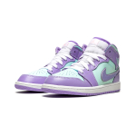 BP Air Jordan 1 Mid "Purple Glacier Blue"