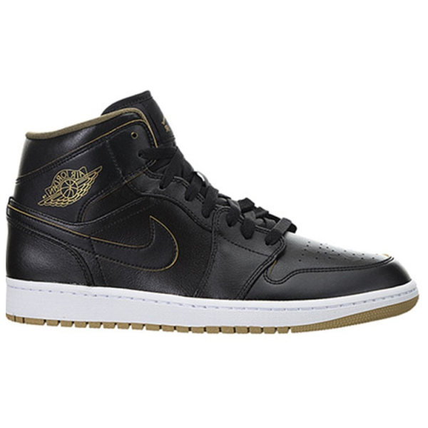 Jordan Air Jordan 1 Retro Mid Black Metallic Gold
