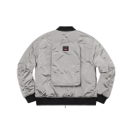 Supreme SS19 x Jean Paul Gaultier Reversible Backpack MA-1 Silver