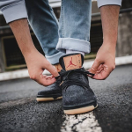 Air Jordan 4 Retro Levis Black