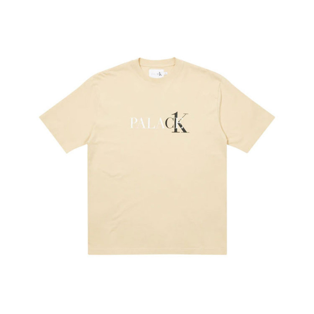 PALACE x Calvin Klein SS22 T-Shirt Wheat Logo T