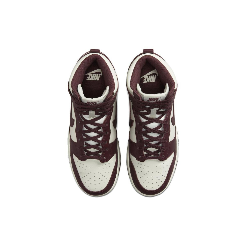 Nike Dunk High burgundy crush