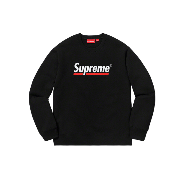 Supreme SS20 Week 2 Underline Crewneck logo