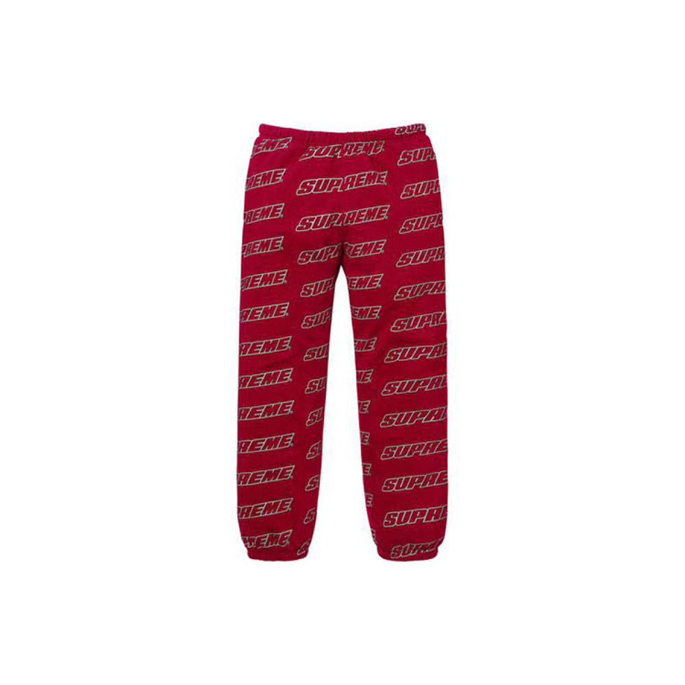 Supreme SS18 Week 6 Repeat Sweatpant Logo