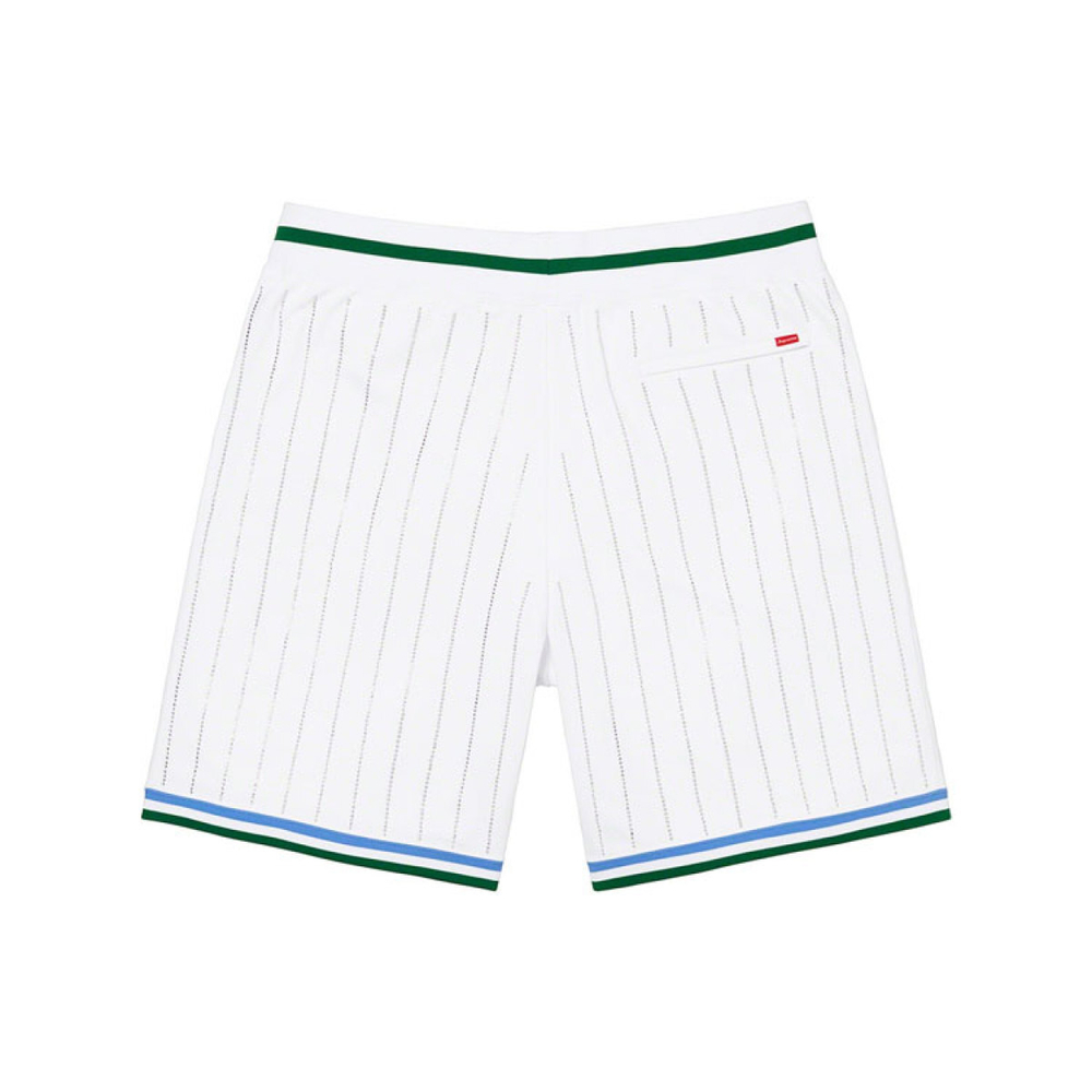 Supreme SS22 Week 16 Rhinestone Stripe Basketball Short