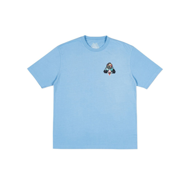 Palace Sans Ferg T-Shirt Cornflower Blue Logo T