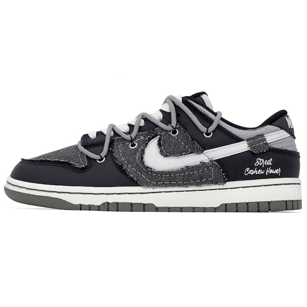 【 】 Nike Dunk Low retro prm "black and tumbled grey"
