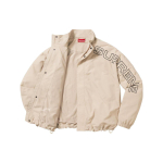 Supreme FW23 WEEK1 SPELLOUT EMBROIDERED TRACK JACKET Logo