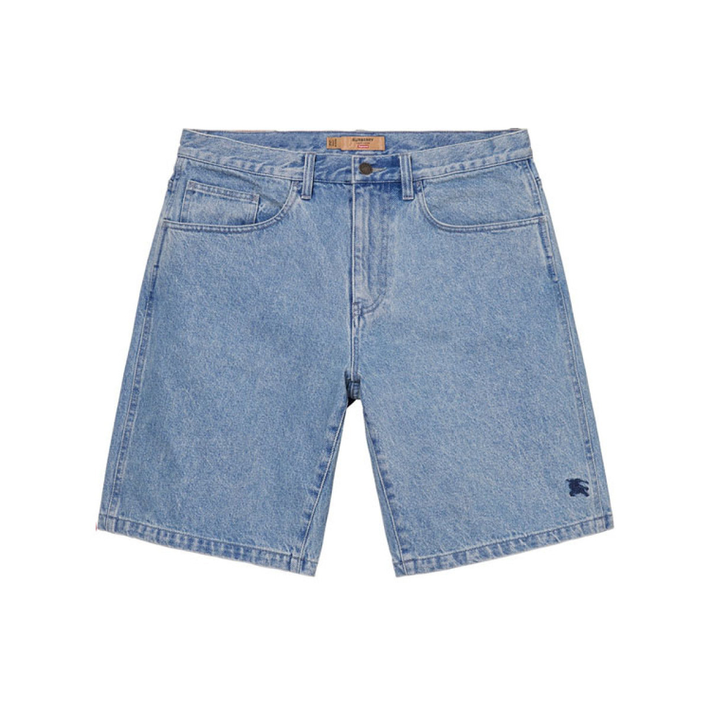 Supreme SS22 Week 3 x Burberry Denim Short Logo