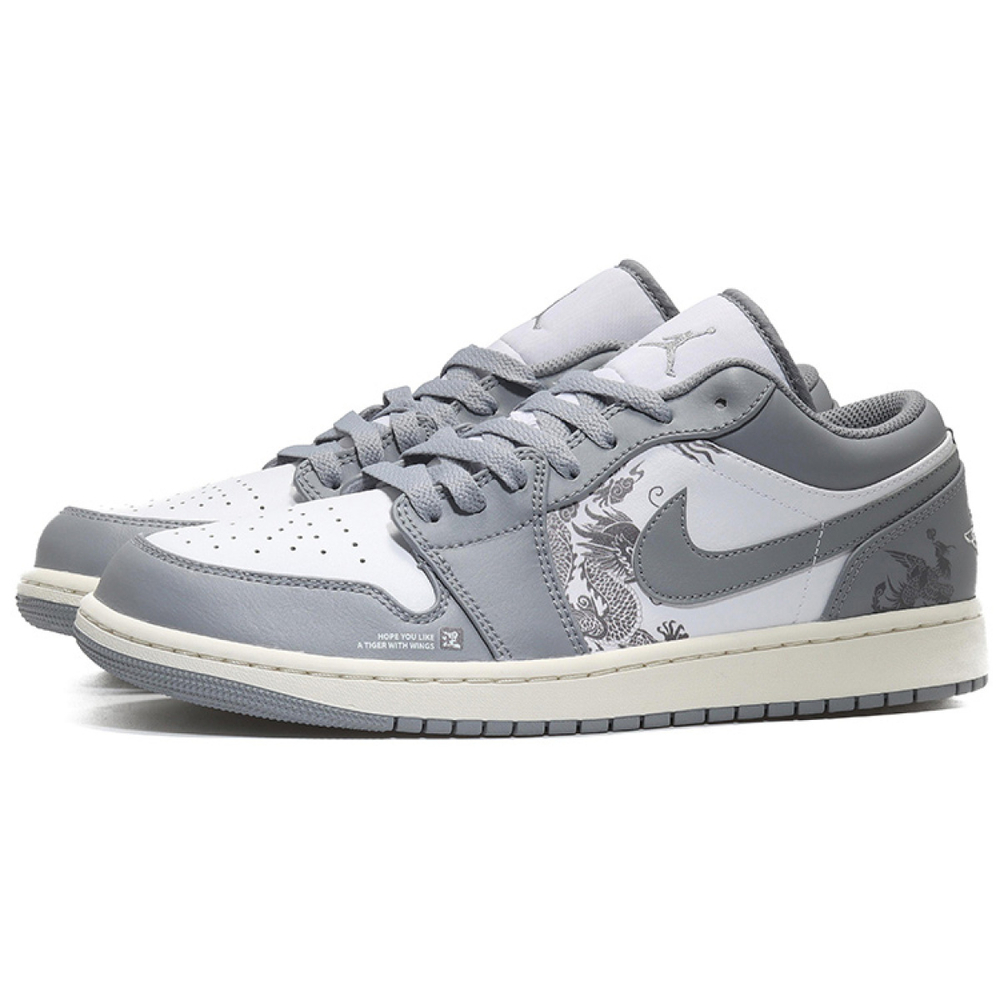 【 】 Jordan Air Jordan 1 Low "Stealth and White"