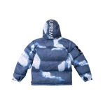 Supreme x /THE NORTH FACE FW21 TNF Bleached Denim Print Nuptse Jacket