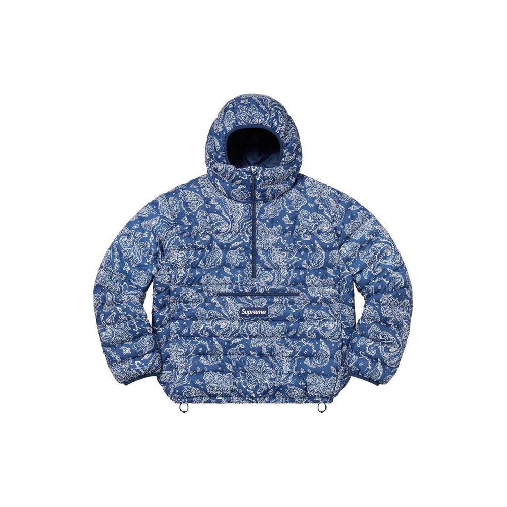 Supreme FW22 Week 6 Micro Down Half Zip Hooded Pullover