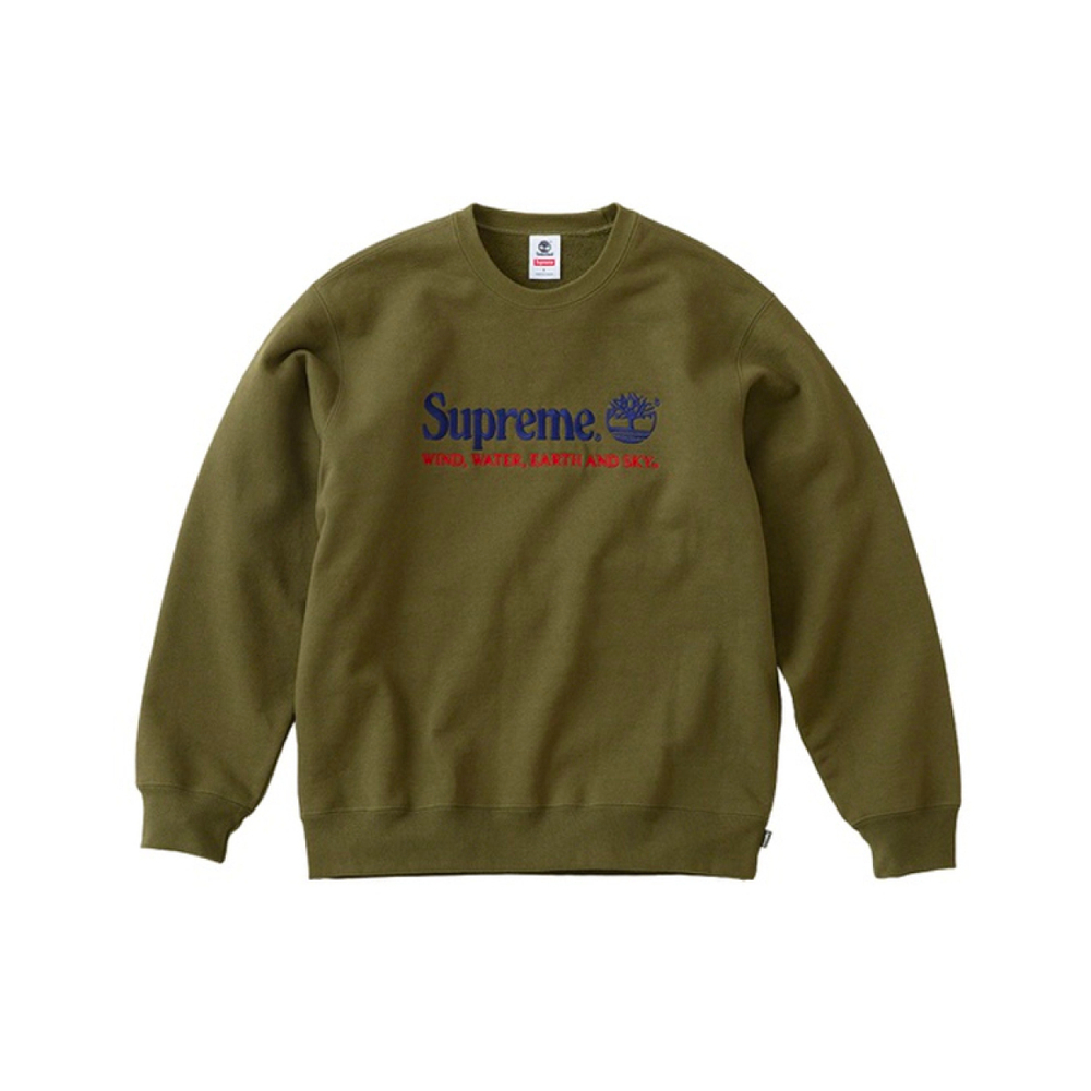 Supreme x Timberland Week 5 Crewneck Logo