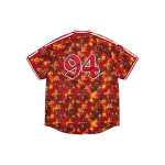 Supreme FW21 Week 6 Kanji Camo Zip Up Baseball Jersey