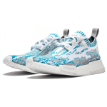 Sneakersnstuff x adidas originals NMD_R1 Datamosh Clear Aqua